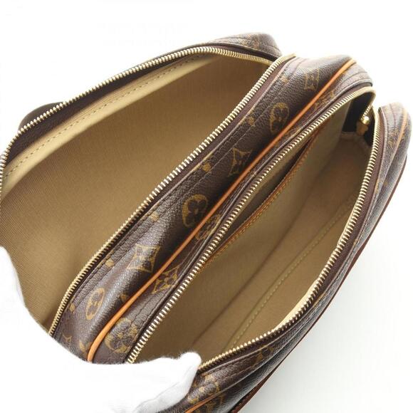 LOUIS VUITTON Brown Monogram Leather Shoulder Bag - Picture 4 of 10